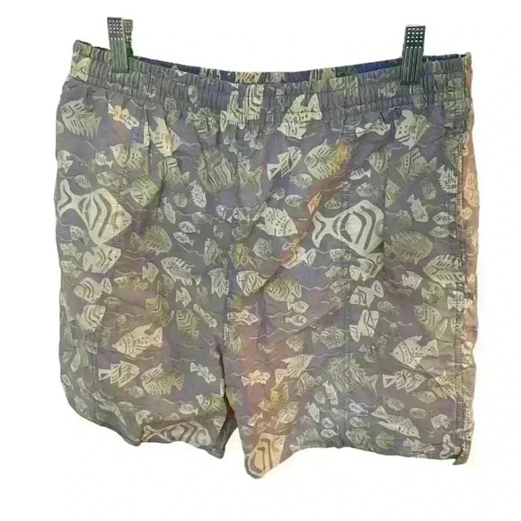 Newport Blue Men’s Swim Trunks. Size L Fish Print. Beach Resort wear Vacation - Picture 3 of 7